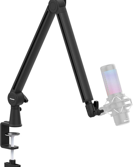 Mic Arm, Premium Microphone Boom Arm with Cable Management, 360°Rotatable Boom Arm, Mic Boom Arm for Streaming, Gaming, Podcasts, Home Office, Recording