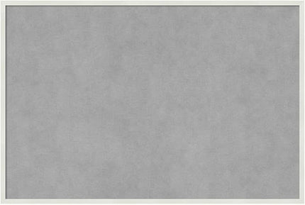 Amanti Art White Framed Magnetic Board 17x25 Medium Vision Board for use with Magnets, 100% Metal Sheet to Display Items as Office Decor or for Home Organization in mudroom, Kitchen or Kids Room