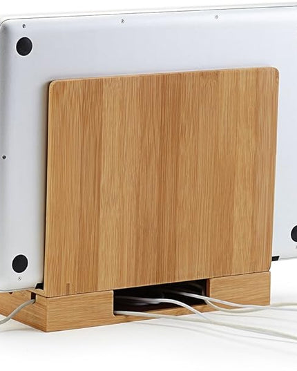 Great Useful Stuff G.U.S. Multi-Device Charging Station Dock & Organizer - Multiple Finishes Available. for Laptops, Tablets, and Phones - Strong Build, Eco-Friendly Bamboo
