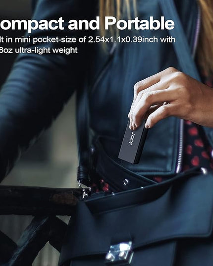 Portable SSD External Solid State Drive 120GB Hard Drive, USB 3.2 Type C External - 400MB/S Data Transfer, Mini Aluminium Alloy Portable SSD for Mac Windows Android Linux(120GB)