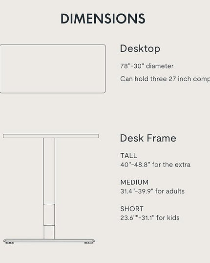 FLEXISPOT E6 MAX Bamboo 78x30 Inch Dual Motor 3-Stage Heavy Duty Standing Desk, 330lbs Weight Capacity, Height Adjustable Desk w/Cable Management & Wheels (Solid Bamboo Desktop + Black Frame)