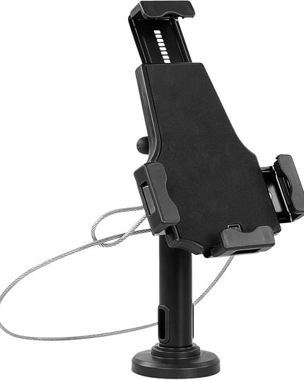 Mount-It! Secure Universal Tablet POS Kiosk with Wall Bracket Add-on | Locking Tablet Stand with Adjustable Clamp for iPad, iPad Air, Samsung Galaxy Tab, Surface Go & 7.9"- 10.9" Tablets - MI-3784