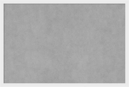 Amanti Art White Framed Magnetic Board 17x25 Medium Vision Board for use with Magnets, 100% Metal Sheet to Display Items as Office Decor or for Home Organization in mudroom, Kitchen or Kids Room