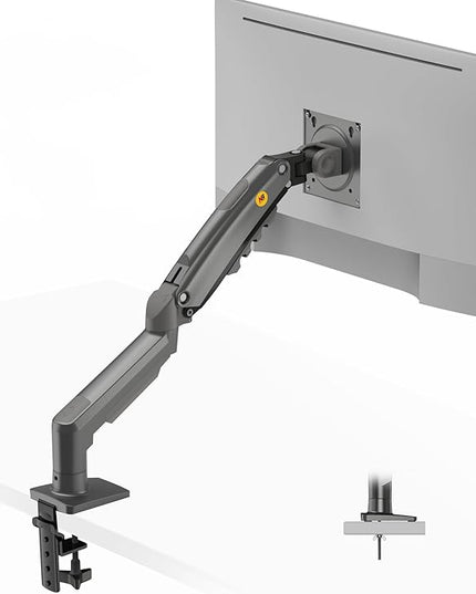 NB North Bayou Monitor Mount,Fits 17-30" or Bigger Computer Monitors(Within 19.8lbs), Adjustable Stand with Tilt Rotation Swivel Function, Desk Mount F80