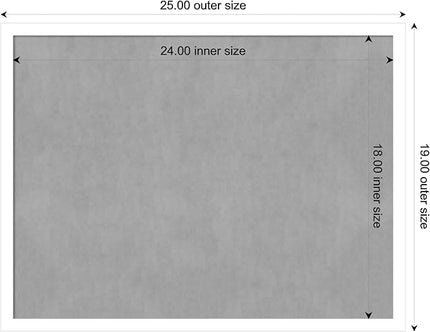 Amanti Art White Framed Magnetic Board 19x25 Medium Vision Board for use with Magnets, 100% Metal Sheet to Display Items as Office Decor or for Home Organization in mudroom, Kitchen or Kids Room