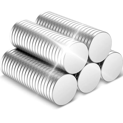 MIN CI 100Pcs Magnets Neodymium, 15mm x 2mm Super Strong Round Rare Earth Magnets, Heavy Duty Magnet s Tiny for Whiteboard DIY Scientific Models Office Fridge Cabinet, Small Neodymium Disc Magnet