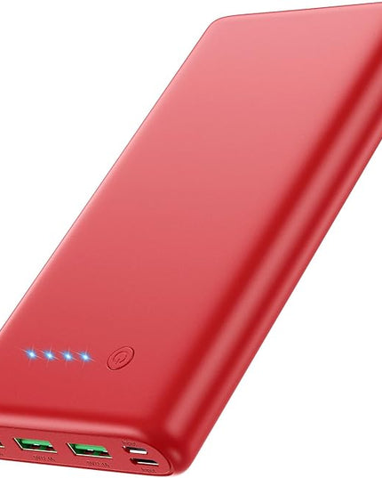 Portable Charger 36800mAh Power Bank,PD Fast Charging USB C External Battery Pack,4 Outputs 2 Inputs Travel Essentials Portable Phone Charger for iPhone 17/16/15/14/13/12,Galaxy S24 Android Phone etc