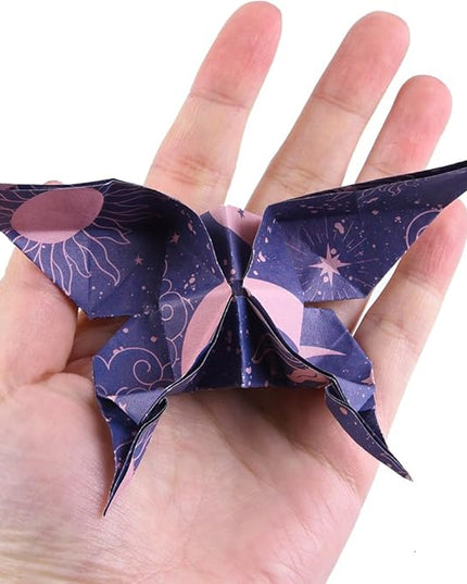 Origami Paper Kit 50 Sheets 70GSM 6 Inch Square Double Sided Color 50 Vivid Japanese Washi Chiyo Colors for Hand Crafts Origami Paper Arts Creativity.Constellation