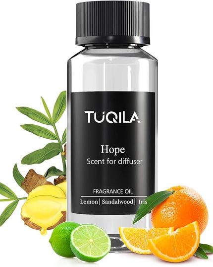 Hotel Diffuser Oil Hope - 120ML Luxury Essential Scent Oils for Cold Air & Waterless Diffusers, Long-Lasting Fragrance Oil for Home, Spa, Office - Premium Aroma Oil Refill, Hotel-Style Air Freshener
