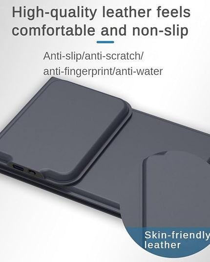 Luocute Foldable Keyboard, Portable Keyboard with Multi Touch Touchpad and Leather Case for Laptop PC Tablet Smartphone iOS