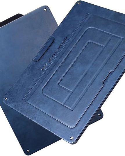 PUNCUBE Portable Lap Desk -Ultra Slim&Compact Laptop Desk in Sleek Design with Retractable Mouse Pad, Adjustable Stand, Expandable Surface, and Heat Protection for Laptops and Tablets (Midnight Blue)