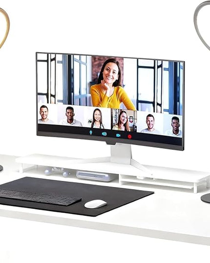 NEEWER Basics 2 Pack 10.5" Desktop LED Ring Light with Stand for Desk/Phone Holder, 3000-6500K Full Screen 15W Panel Lighting for iPhone Recording Streaming Selfie Laptop Webcam Video Conference, R10