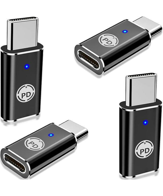 【Apple MFi Certified】Lightning to USB-C Adapter, Stuffcool 4Pack Lightning Female to Type-C Male Digital Converter Type-C Fast Charge Connector for iPhone 17/17 Air/17 Pro/17 Pro Max/16/16 Pro/15/iPad