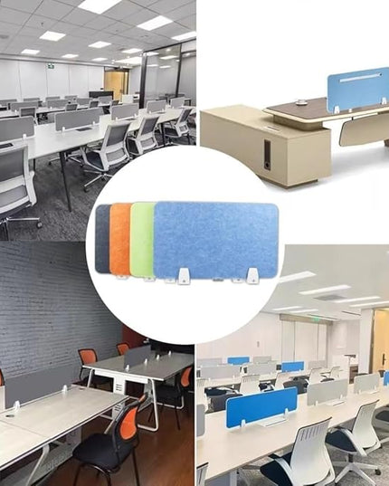 Desk – Soundproof Partition Clip for Vertical Divider, Ideal Classroom & Library Use, Green 60x30cm Enhance Focus Productivity
