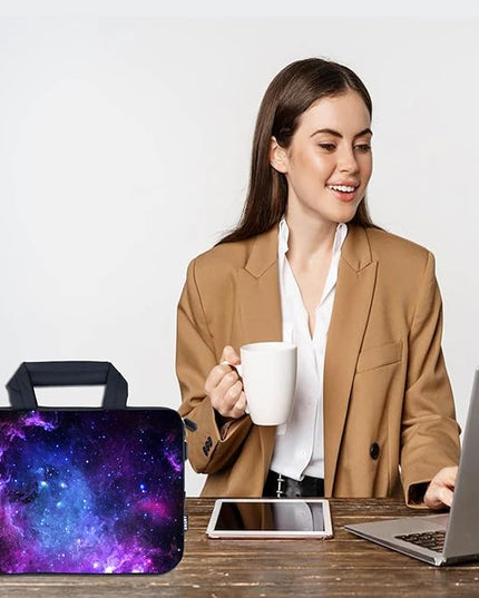 AMARY 11.6" 12" inch Laptop case chromebook case Neoprene Notebook Carrying Pouch Chromebook Sleeve Ultrabook Case Tablet Cover Fit Apple MacBook Air HP DELL Lenovo Asus Samsung (Stars)