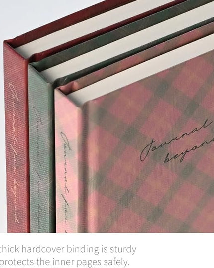 Monolike Journal For Beyond Check Hardcover Lined Notebook Series. 2, Pink - Hardcover, Academic, Journal, Diary, 192pages