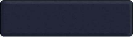 GelPro Anti Fatigue Nonslip Mat: Hard Floor Utility Mats for Garage, Patio and Kitchen - 20" x 72" x .5" - Leather Grain Navy
