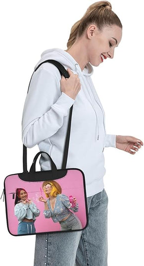 Custom Laptop Bag Personalized Laptop Case Sleeve Shoulder Bag With Photo Logo Text Slim Computer Messenger Briefcases