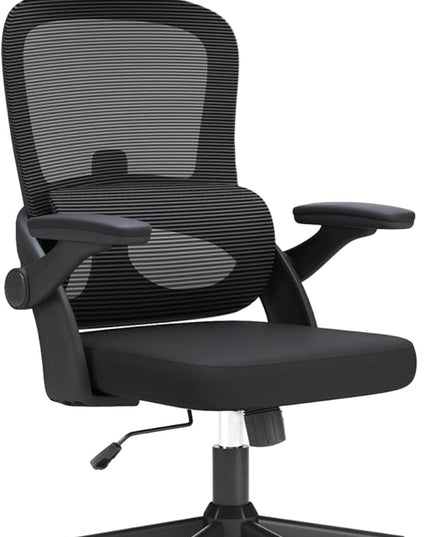 SIHOO Ergonomic Office Chair, Adjustable Lumbar Support, 110-130° Tilt, 3D Armrests, Rolling Computer Desk Chair with Headrest Black