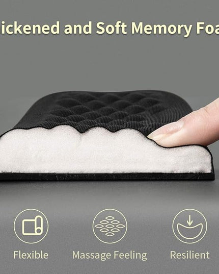 Vaydeer Keyboard Wrist Rest, Large Full Keyboard Support Pad, Memory Foam Hand Rest Cushion for Desk, Ergonomic Computer Laptop Mac Typing Padded, Office Gaming Palm Arm Carpal Tunnel Pain Relief