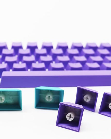 Guffercty kred 60 Percent PBT Keyboard Keycaps OEM Profile, Custom Keycaps Double Shot for 61 60% Mechanical Keyboard (SEHN)