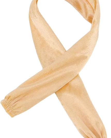 Chain Cover Wire Flannelette Cloth, Cable Cover Chain Sleeve with Zipper, 60cm Length 5cm Width Fabric Cover for Chandelier Chain Protection, Isolate Water and Dust for L (Beige)