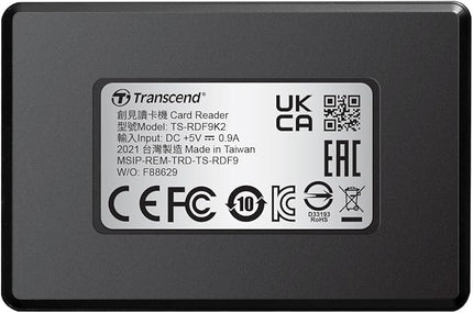 Transcend RDF9 Card Reader - CompactFlash, microSDHC, microSDXC, SDHC, SDXC, SD, microSD, CompactFlash (UDMA7) - USB 3.1 Type AExternal