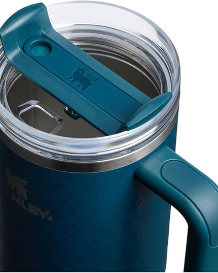 STANLEY Quencher H2.0 Tumbler with Handle and Straw 40 oz | Flowstate 3-Position Lid | Cup Holder Compatible for Travel | Insulated Stainless Steel Cup | BPA-Free | Ponderosa Star