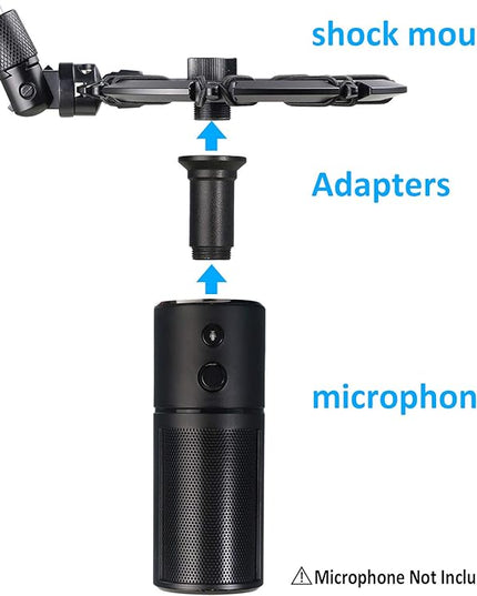 Razer Seiren X Shock Mount Reduces Vibration Noise Matching Mic Boom Arm Stand Compatible for Razer Seiren X Mic by YOUSHARES