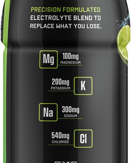 Jocko Fuel Hydrate Electrolyte Drinks - Sports Drink Hydration Amplifier, Thirst Quencher - Scientifically Formulated Electrolyte Blend Lemon-Lime 16 Oz (12 Pack)
