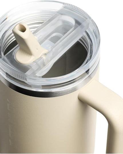 STANLEY Quencher ProTour Flip Straw Tumbler with Leakproof Lid | Built-In Straw & Handle | Cupholder Compatible for Travel | Insulated Stainless Steel Cup | BPA-Free