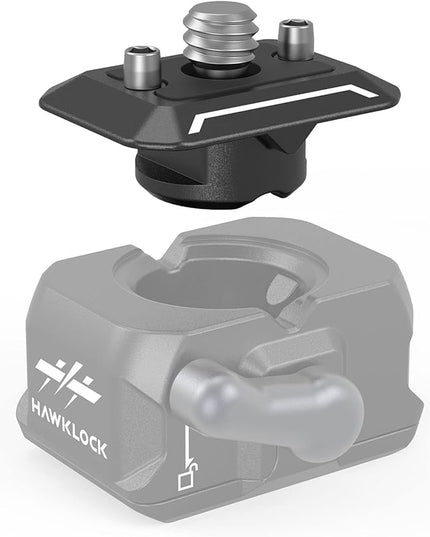 SmallRig Quick Release Plate with 1/4" Screw, HawkLock Quick Release Top Plate for Stabilizer, Action Camera, Monitor, LED Light, QR Top Plate for SmallRig HawkLock Quick Release System - 3730C