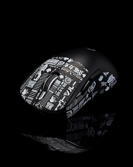 Grip Tape for logitech G Pro X Superlight 2 DEX (GPW4) - Anti-Slip,Enhanced Control, Sweat Resistance,Improves FPS Gaming Grip & Mouse Protection [Pre-Cut] EVA Black 0.5mm