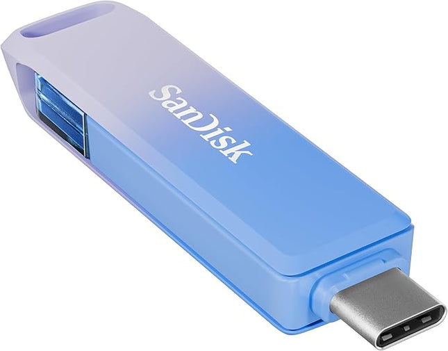 SanDisk 128GB Creator Phone Drive - for iPhone, iPad, Laptop & Mac - Includes USB Type-C and Lightning Connectors - Automatic Backup, 3 Months of Adobe Lightroom Included- SDIXD0N-128G-GN6TP