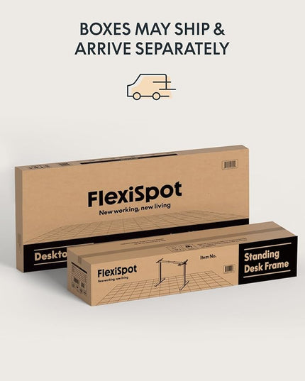 FLEXISPOT 79x32 Inch Electric Large Standing Desk for Home & Office, Spacious Splice Board Desk with Cable Management & Organizer, Cup Holder & Hook, White Wood Grain