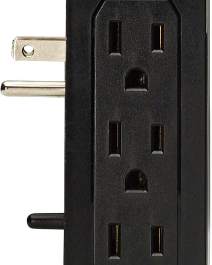 Tripp Lite Surge Protector Power Strip 6-Outlets + 1 USB & 1 USB-C Port, Direct Wall Plug-in, Black, Green LED Light, 490 Joules, EMI/RFI Filtering, 20,000 Insurance (SK62USBC)