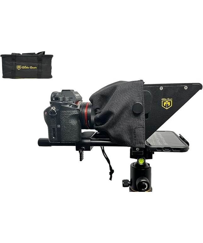Glide Gear TMP 75 Teleprompter - Laptop, DSLR, Smartphone - Carry Case, No Assembly