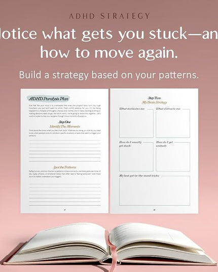 The ADHD Planner for Adults - Undated Daily & Weekly ADHD Journal for Disorganized People, 90 Days - Habit Tracker, Record Emotions & Mood - Academic Goals - Structure & Focus for Adults Brains