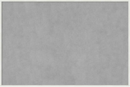 Amanti Art White Framed Magnetic Board 25x37 Large Vision Board for use with Magnets, 100% Metal Sheet to Display Items as Office Decor or for Home Organization in mudroom, Kitchen or Kids Room