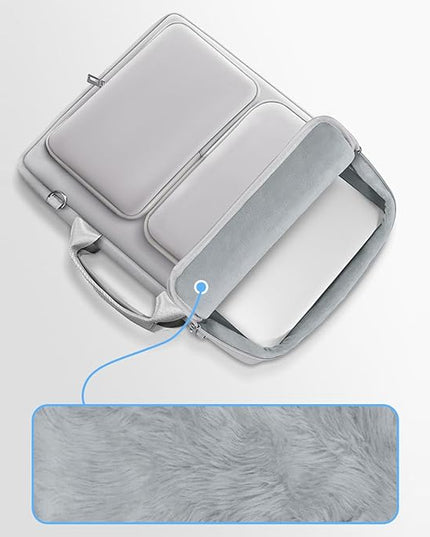 Polyester Laptop Sleeve Bag Shoulder Handmade Crossbody Polyester Bag Replacement for 14/15inch Laptops Tablets Accessor