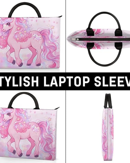 Hsnar 15.6 Laptop Case Briefcase Handbag with Accessory Pocket Slim Laptop Bag Laptop Sleeve