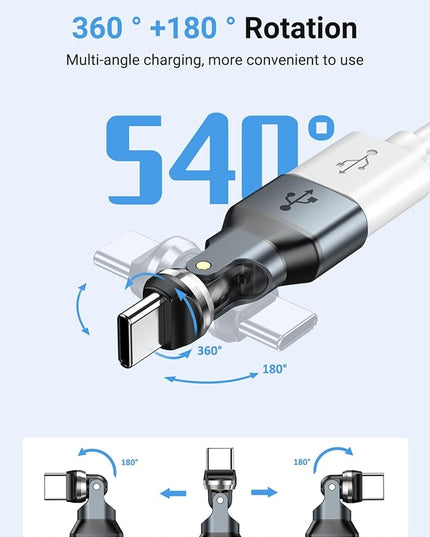 USB C to USB Adapter [2 Pack], Can be Rotated 540 Degrees for Use, USB C Male to USB Female 2.0 Adapter, Type C to USB A OTG Adapter for MacBook Pro, Phone 15 16 Pro Max, Pad Mini/Pro, Samsung Galaxy