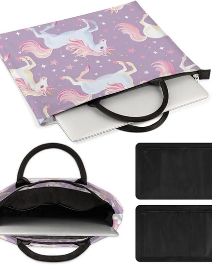 Hsnar 15.6 Laptop Case Briefcase Handbag with Accessory Pocket Slim Laptop Bag Laptop Sleeve