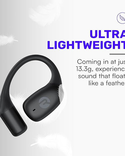 Raycon Essential Open Earbuds – True Wireless Open Ear Bluetooth 6.0 Headphones, Ultra-Lightweight, Comfort Hook Design, IPX4 Water Resistant, 36 Hours of Battery Life (Purple)