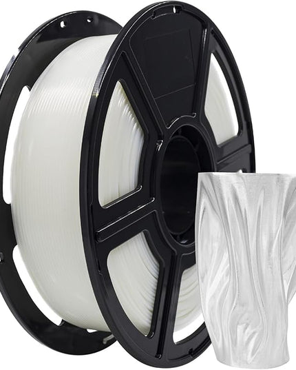FLASHFORGE PLA Filament 1.75mm, 3D Printer Filament 1kg (2.2lbs) Spool, Dimensional Accuracy +/- 0.02mm, 3D Printing Filament Easy to Use and Fits for Most FDM 3D Printers (Natural)