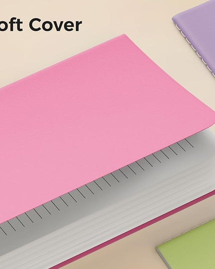 12 PCS Colorful Notebook Journals Bulk, Lined Paper, College Ruled, 60 Pages, 5.5"x8.3", A5 Size, Travel Journal Set for Travelers, Students and Office, Writing Diary Subject Notebooks Planner