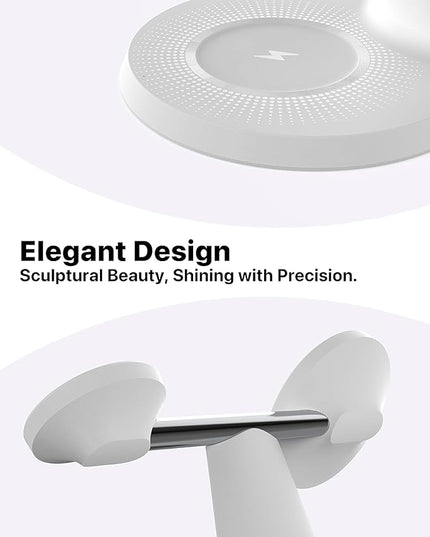 3 in 1 Wireless Charging Station for Apple Device: Fast Charging Station for iPhone and Watch with MagSafe, Stable Charger Stand for iPhone 12-16 & iWatch & AirPods