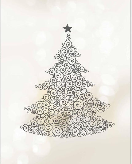 DUGUTUL Thick Christmas Stationery Paper, Holiday Letters, Printer Paper, 48 Sheets, 8.5 x 11 Inch (D-1)