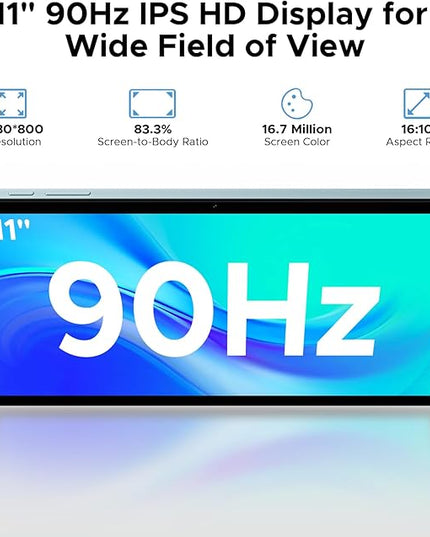 DOOGEE Tab A9 Pro+(2025) Android 16 Tablet with Keyboard,11 inch Tablet with Gemini AI,30GB+128GB/TF 2TB Octa-Core Gaming Tablets,90Hz Display,8580mAh,Netflix 1080P,BT 5.0+5G WiFi,13MP+5MP,Face ID