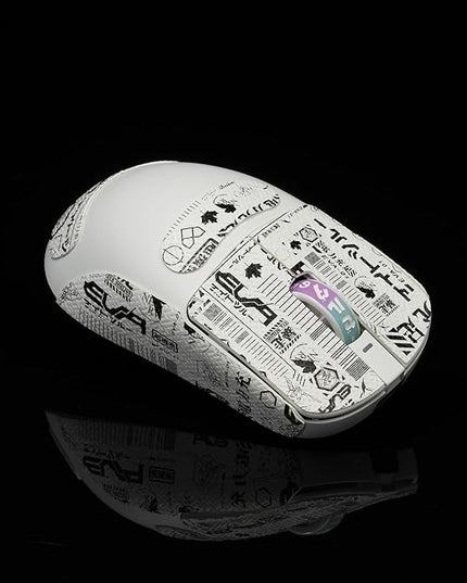 Gamer Mouse Grip Tape Sticker for VGN Dragonfly R1 Pro MAX VXE Non Slip Suck Sweat Pre Cut Easy Install CS Letter Cyan